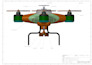 create a hybrid fishing drone